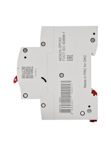 Автоматический выключатель YON max типа MD63S, 4,5кА, 2 полюса, хар-ка C, 63А DKC