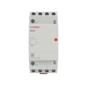 Контактор модульный YON max типа MCE, 4P, 25A, 240В, 4НО