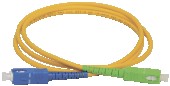 ITK Оптический коммутационный переходной шнур (патч-корд), для одномодового кабеля SM, 9/125 (OS2), SC/UPC-SC/APC, одинарного исполнения (simplex), LSZH, 3м