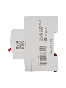 Устройство защитного отключения УЗО ВДТ YON MAX MDL100, 2P, 30mA, 25A, тип АС DKC