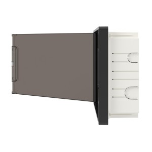 Щиток 18 мод встраиваемый FRAME, черный, с тонированной дверцей, с 2 шинами PEN на 8 и 10 отв. DKC