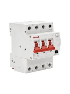 Дифавтомат YON max типа MDR, 3P+N, 30mA, 10A, хар-ка C, 6kA, тип A DKC