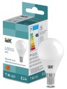 Лампа светодиодная LED Globe G45 600lm 4000K E14 IEK