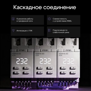 Реле контроля напряжения innel K5B1A-63