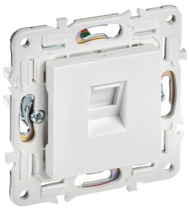 SKANDY Розетка компьютерная RJ45 кат.5E SK-K01W арктический белый IEK