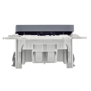 FLITE Выключатель 1-клавишный 10А ВС11-1-0-ФлМ маренго IEK