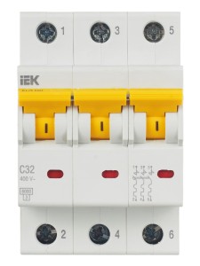 KARAT Автоматический выключатель ВА47-60M 3P C 32А 6кА IEK