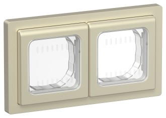 FLITE Рамка 2-местная IP55 Рпро-2-55-ФлШ шампань IEK