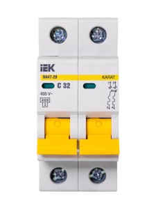 KARAT Автоматический выключатель ВА47-29 2P C 32А 4,5кА IEK