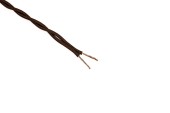 Ретро провод "Эко" 2х1,5 витой ГОСТ коричневый (50м) TDM