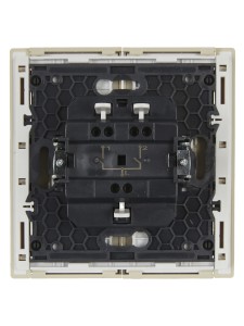 FORTE&PIANO Выключатель 2-клавишный 10А FP405 ваниль IEK