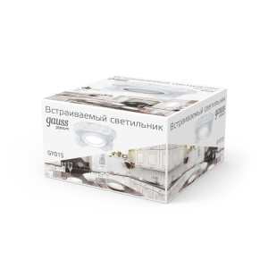 Светильник Gauss Gypsum Exclusive GY015 белый, Gu5.3 1/24