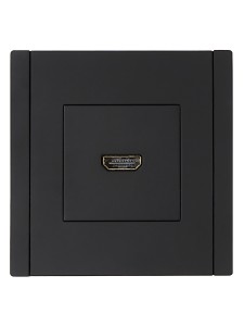 FORTE&PIANO Розетка HDMI FP140 черный IEK