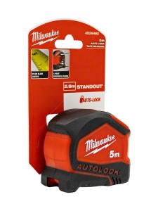 Рулетка 5м / 25мм Autolock, MILWAUKEE