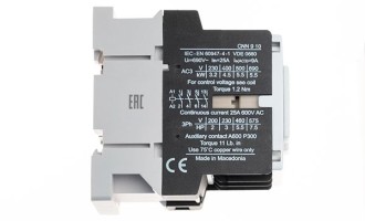 Переключатель BS 25 10 LK, аварийный, 3P, 25A, тип 0-1, 11kW(400VAC по АС-23), на дверь, красная блокируемая в 0 рукоятка, фронт IP40