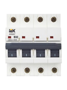 ARMAT Автоматический выключатель M06N 4P B 32А IEK
