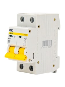 KARAT Автоматический выключатель ВА47-29 2P B 32А 4,5кА IEK