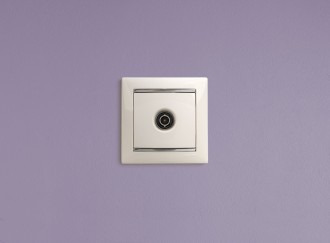 VALENA Розетка TV тип звезда белый