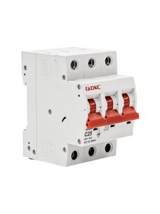 Автоматический выключатель YON max типа MD63S, 4,5кА, 3 полюса, хар-ка C, 25А DKC