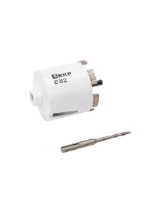 Коронка алмазная Turbo Fast 82 DCH-82TRB Laser M16 EKF Expert