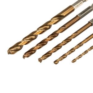 Набор сверл по металлу «Кобальт», 3-8 мм, Р6М5К5, шестигранный хвостовик, 5 шт. KRANZ