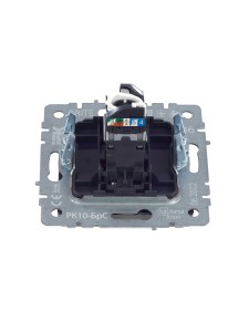 BRITE Розетка компьютерная RJ45 кат.5E РК10-БрС сталь IEK