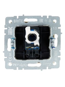 BRITE Розетка компьютерная RJ45 кат.6 РК11-БрКр бежевый IEK