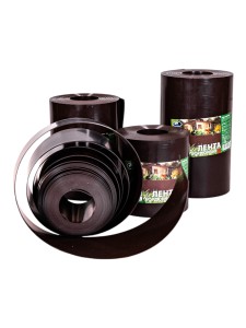 Лента бордюрная 25 см, цвет- коричневый, рулон (10м);ТУ BY 690593344.008-2022,РБ штрих-код 4812203000086