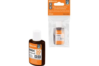 Флюс активный ФТКА, для пайки алюминия, 30 мл, дозатор, инд. упаковка, серия "Алмаз" TDM