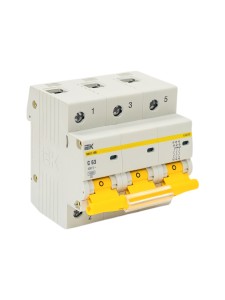 KARAT Автоматический выключатель ВА47-100 3P C 63А 10кА IEK