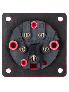 Вилка 615 скрытая 3P+PE+N 16А 380В IP44 TDM