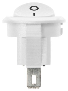 KCD11-101 250В AC/DC, 1P, 3А, (2с), ON-OFF, белый, Micro TDM