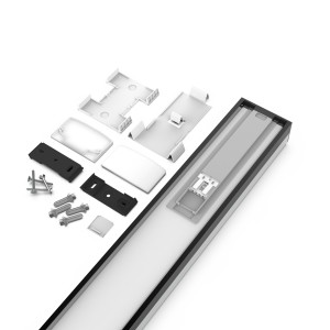 Св-к светодиодный матовый Gauss IP40 1190x60x36мм 36W 3600Лм 4000K Shop Lighting черный 1/20