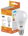 Лампа светодиодная LED Bulb A60 710lm 3000K E27 IEK