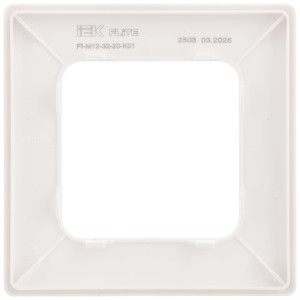 FLITE Рамка 1-местная РУ-1-К-ФлБ белый IEK