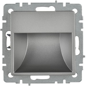 BRITE Подсветка светодиодная встраиваемая ПЛ20-БрС сталь IEK