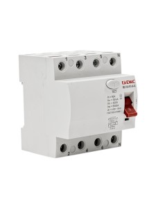 Устройство защитного отключения УЗО ВДТ YON MAX MDL100, 4P, 30mA, 40A, тип АС DKC