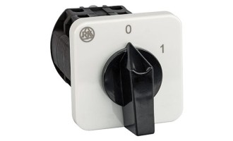 Переключатель BS 16 37 U, 7P, 20A, тип 0-1 (60°), 7NO на 1, 7.5kW(400VAC по АС-23), на дверь, фронт IP40