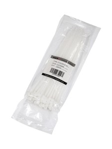 Нейлоновый Хомут 4,5х250 белый, упаковка 100 шт.