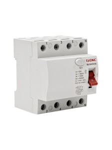 Устройство защитного отключения УЗО ВДТ YON MAX MDL100, 4P, 30mA, 63A, тип АC DKC