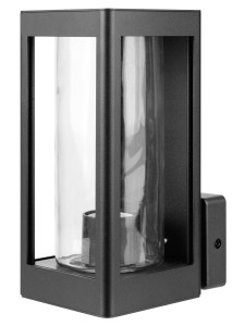 Светильник садово-парковый "Онтарио" 60 Вт, вверх, алюм., прозрачное/черный, Е27, TDM