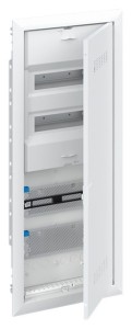 Щит встраив. UK662CVC комбиниров,2x12M+2xМП перф, белая мет. дверь, 828x340x88, GWT850,+PE+N-клеммы, IP30