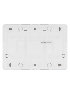 Розетка шестиместная 2П открытой установки IP20 10A белая "Ладога" TDM