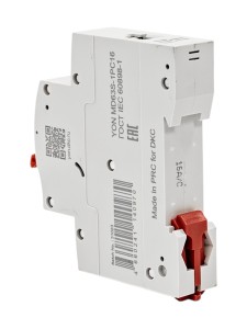 Автоматический выключатель YON max типа MD63S, 4,5кА, 1 полюс, хар-ка C, 16А DKC