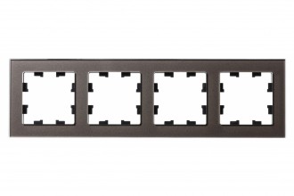 ATLASDESIGN NATURE 4-постовая РАМКА, ОРГАНИЧЕСКОЕ СТЕКЛО МОККО