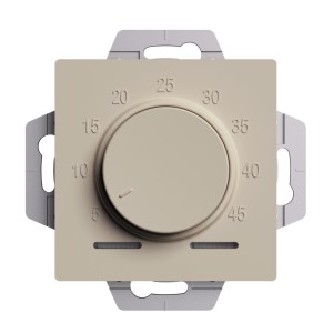 ATLASDESIGN ТЕРМОСТАТ электронный для теплого пола с датчиком, 10A, механизм, ПЕСОЧНЫЙ