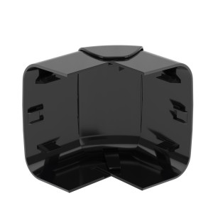 Угол внешний 90х50 мм, изменяемый черный DKC