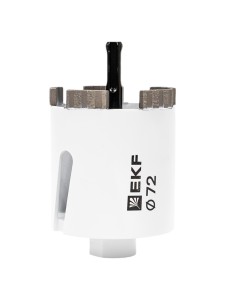 Коронка алмазная Turbo Fast 72 DCH-72TRB Laser M16 EKF Expert