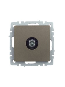 BRITE Розетка TV оконечная РТВ11-0-БрШ шампань IEK