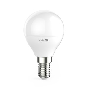 Лампа Gauss Elementary Шар 6W 420lm 3000K Е14 LED 1/10/100
